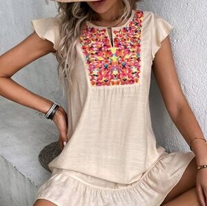 SHEIN Light Pink Fabric